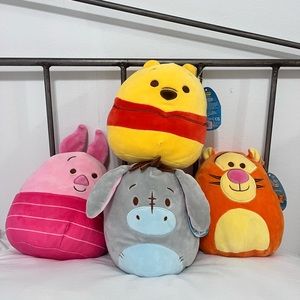 Set of 4, 8’ Winnie the Pooh Squishmallows